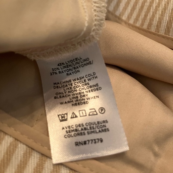 Ann Taylor striped wide leg pant - Picture 4 of 4